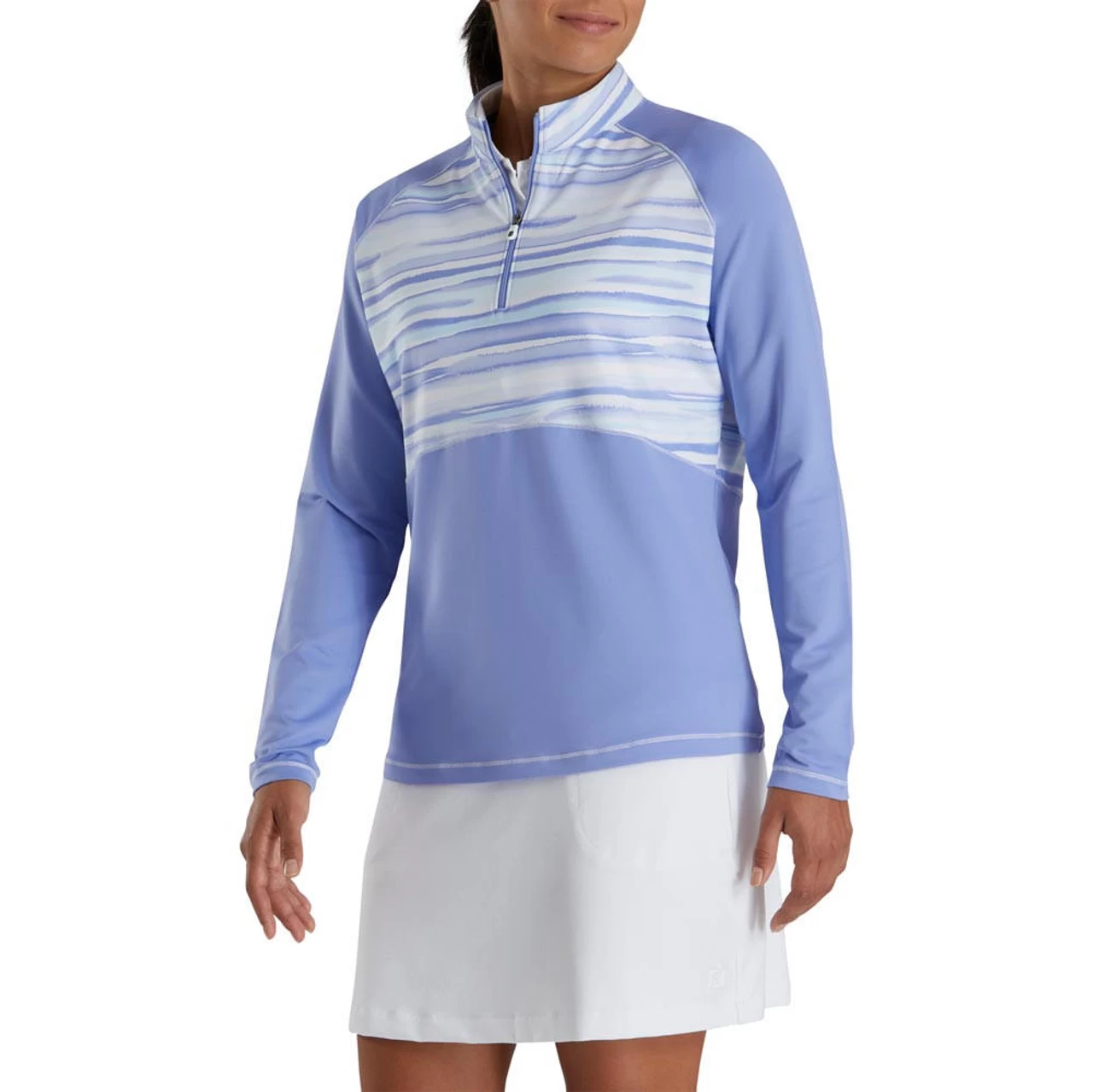 FootJoy Women's Watercolor Half-Zip Mid-Layer 5 FootJoy Women's Watercolor Half-Zip Mid-Layer - Image 3