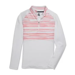 FootJoy Women's Watercolor Half-Zip Mid-Layer 27 FootJoy Women's Watercolor Half-Zip Mid-Layer -Golf Club footjoy womens watercolor half zip mid layer white 01 69908.1676597573