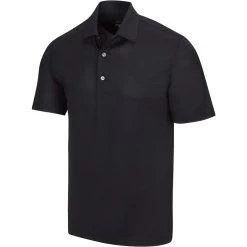 Greg Norman Freedom Micro Pique Polo -Golf Club greg norman freedom micro pique polo black 01 99329.1638564523