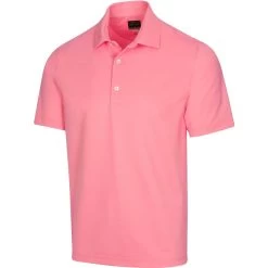 Greg Norman Freedom Micro Pique Polo -Golf Club greg norman freedom micro pique polo cool coral 01 55701.1644421440