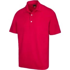 Greg Norman Freedom Micro Pique Polo -Golf Club greg norman freedom micro pique polo cranberry 01 21295.1638564522