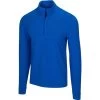 Greg Norman Heathered 1/4 Zip Mock -Golf Club greg norman heathered 1 4 zip mock maritime heather 01 16616.1632774996