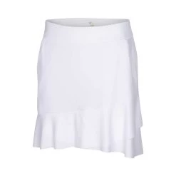 Greg Norman Women's Crossover Flounce Pull-On Skort -Golf Club greg norman womens crossover flounce pull on skort white 01 61275.1644351740