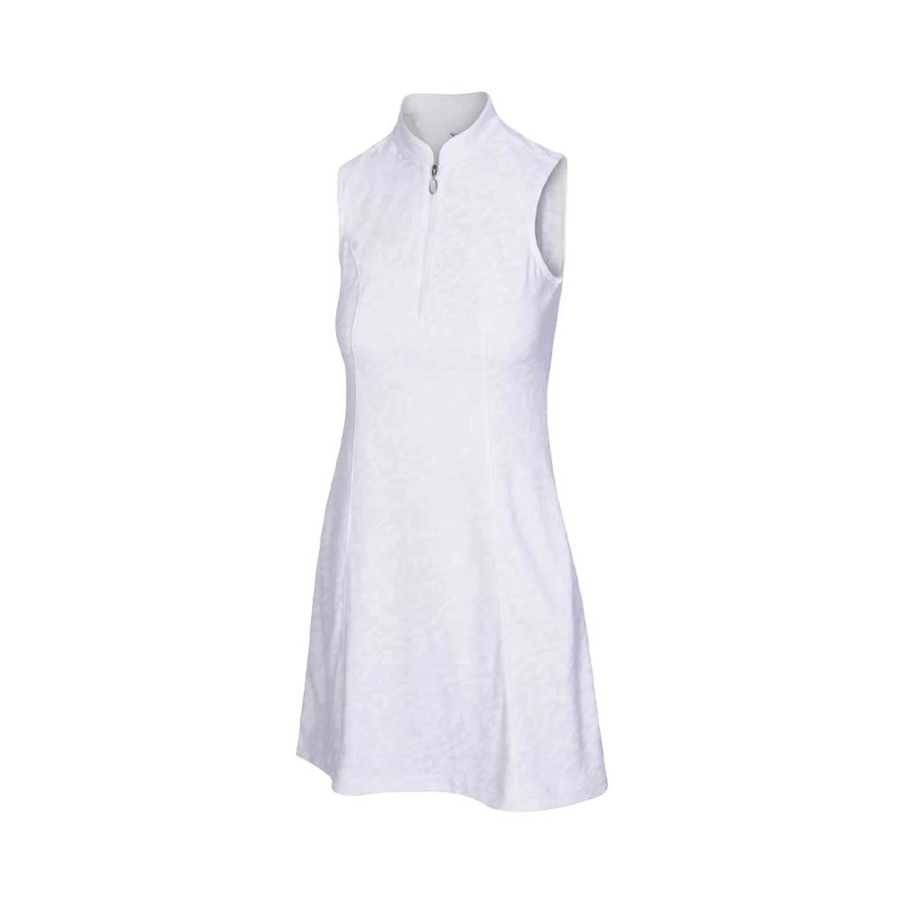 Greg Norman Women's Flare Sleeveless Zip Dress 6 Greg Norman Women's Flare Sleeveless Zip Dress - Image 4