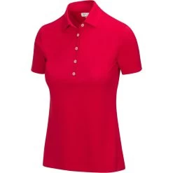Greg Norman Women's Freedom Micro Pique Short Sleeve Polo 32 Greg Norman Women's Freedom Micro Pique Short Sleeve Polo -Golf Club greg norman womens freedom micro pique short sleeve polo british red 01 09184.1659043413