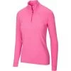 Greg Norman Women's Peached Heather 1/4 Zip -Golf Club greg norman womens peached heather 1 4 zip paradise heather 01 60587.1633111170