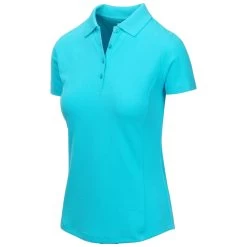 Greg Norman Women's Short Sleeve Protek Micro Pique Polo -Golf Club greg norman womens short sleeve protek micro pique polo aqua 01 93894.1633463944