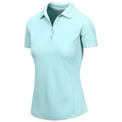 Greg Norman Women's Short Sleeve Protek Micro Pique Polo -Golf Club greg norman womens short sleeve protek micro pique polo blue mist 01 56942.1633463944