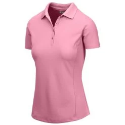 Greg Norman Women's Short Sleeve Protek Micro Pique Polo -Golf Club greg norman womens short sleeve protek micro pique polo pink sky 01 32409.1633463944