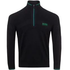 Hugo Boss Zeci 1/2 Zip Sweater -Golf Club hugo boss zeci 1 2 zip sweater black 01 12384.1636975286