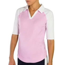 1/2 Sleeve Tech Polo - Bloom