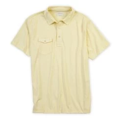 Coast Highway Classic Knit Polo -Golf Club linksoul coast highway classic knit polo light yellow 01 86084.1659043121