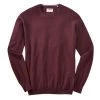Cotton Cashmere Crew Sweater -Golf Club linksoul cotton cashmere crew sweater bordeaux heather 01 04129.1632855241