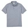 Micro Fern Print Oxford Polo -Golf Club linksoul micro fern print oxford polo river 01 87180.1676582316