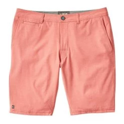 Solid Boardwalker Shorts - Previous Season Style -Golf Club linksoul solid boardwalker short previous season style papaya 01 28409.1632510665