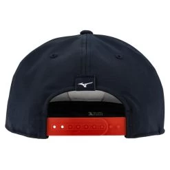 Mizuno Crossed Clubs Snapback Hat -Golf Club mizuno crossed clubs snapback hat navy 02 97896.1673906894