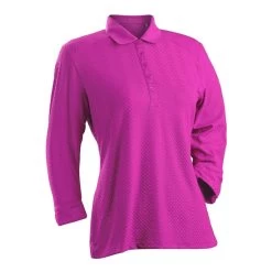 Grace 3/4 Sleeve Polo 11 Grace 3/4 Sleeve Polo -Golf Club nancy lopez grace 3 4 sleeve polo hot pink 01 70307.1633541344