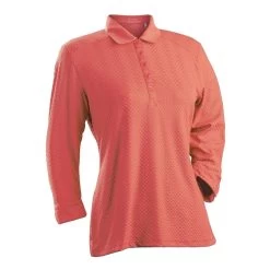 Grace 3/4 Sleeve Polo 15 Grace 3/4 Sleeve Polo -Golf Club nancy lopez grace 3 4 sleeve polo tangerine 01 47371.1633541344