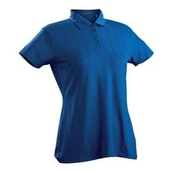 Grace Short Sleeve Polo -Golf Club nancy lopez grace short sleeve polo indigo 01 58431.1633540313