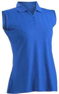 Grace Sleeveless Polo -Golf Club nancy lopez grace sleeveless polo blue bird 01 29548.1633541706