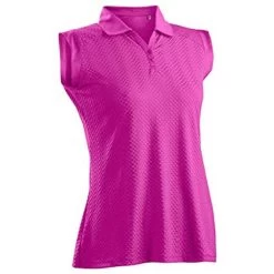 Grace Sleeveless Polo -Golf Club nancy lopez grace sleeveless polo hot pink 01 24331.1633541706