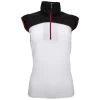 Kiss Sleeveless Polo -Golf Club nancy lopez kiss sleeveless polo white cherry 01 17283.1648051708