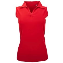 Legacy Sleeveless Polo -Golf Club nancy lopez legacy sleeveless polo cherry 01 47404.1648051775