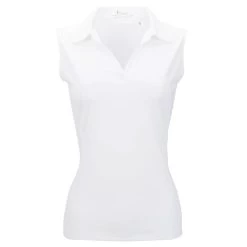 Legacy Sleeveless Polo -Golf Club nancy lopez legacy sleeveless polo white 01 48550.1648051775