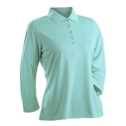 Luster 3/4 Sleeve Polo