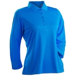 Luster 3/4 Sleeve Polo -Golf Club nancy lopez luster 3 4 sleeve polo blue bird 01 35023.1633540841