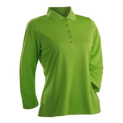 Luster 3/4 Sleeve Polo -Golf Club nancy lopez luster 3 4 sleeve polo palm 01 32361.1633540841