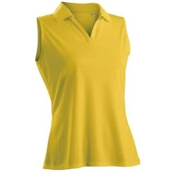 Luster Sleeveless Polo - Plus Size
