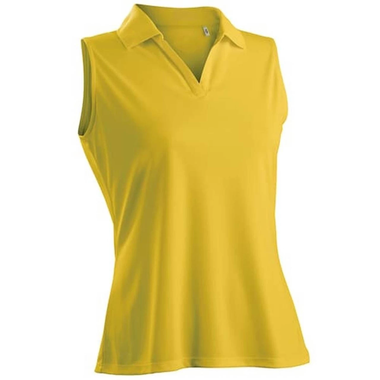 Luster Sleeveless Polo - Plus Size 3 Luster Sleeveless Polo - Plus Size