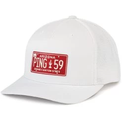 Ping License Plate Hat -Golf Club ping license plate hat white 01 97516.1676582681