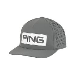 Ping Tour Vented Delta Hat -Golf Club ping tour vented delta hat grey 01 19131.1652363404