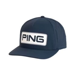 Ping Tour Vented Delta Hat -Golf Club ping tour vented delta hat navy 01 76842.1652363404