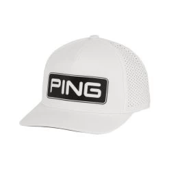 Ping Tour Vented Delta Hat -Golf Club ping tour vented delta hat white 01 82642.1652363404
