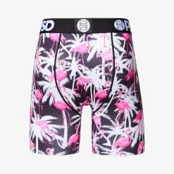 Palms Flamingo Boxer Brief -Golf Club psd palms flamingo boxer brief black 04 96833.1640810194
