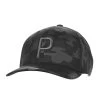 Puma Camo Pattern P Snapback Hat -Golf Club puma camo pattern p snapback hat black 01 68018.1662670407