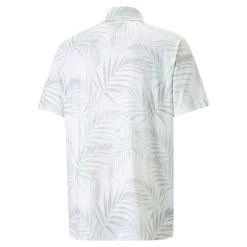 Puma Cloudspun Palm Leaf Polo -Golf Club puma cloudspun palm leaf polo white minty burst 02 13915.1676577864