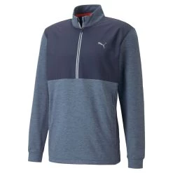 Puma Cloudspun WRMLBL 1/4 Zip -Golf Club puma cloudspun wrmlbl 1 4 zip navy blazer evening sky 01 56524.1678219625