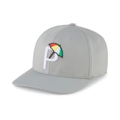 Puma Palmer P Hat 20 Puma Palmer P Hat -Golf Club puma palmer p hat ash gray white glow 01 48817.1678821783