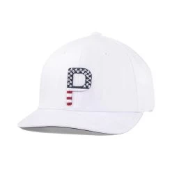 Puma Pars & Stripes P Snapback Hat 13 Puma Pars & Stripes P Snapback Hat -Golf Club puma pars and stripes p snapback hat white 01 17002.1645027105