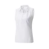 Puma Women's Harding Sleeveless Polo -Golf Club puma womens harding sleeveless polo white 01 02226.1645122649