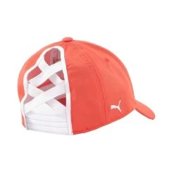 Puma Women's Pony P Hat 7 Puma Women's Pony P Hat -Golf Club puma womens pony p hat hot coral white 02 37032.1645040111