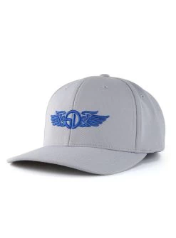 SD Wings FlexFit Hat -Golf Club straight down sd wings flexfit hat silver 01 48927.1633014154