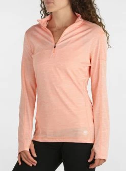Women's Megan Quarter Zip 13 Women's Megan Quarter Zip -Golf Club straight down womens megan quarter zip blush 01 96723.1633115599