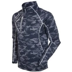 Allendale SuperliteFX Stretch Thermal Half-Zip Pullover -Golf Club sunice allendale superlitefx stretch thermal half zip layer midnight camo 01 37336.1637001462