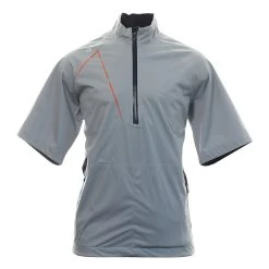 Sullivan Zephal Flextech Waterproof Ultra-Stretch Short Sleeve Pullover -Golf Club sunice sullivan zephal flextech waterproof ultra stretch short sleeve jacket magnesium outrageous orange 01 05411.1636983213