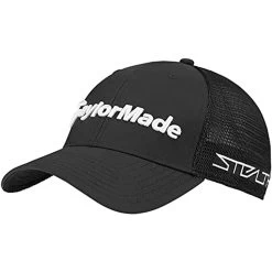 TaylorMade Tour Cage Fitted Hat -Golf Club taylormade tour cage fitted hat black 01 76414.1677783782
